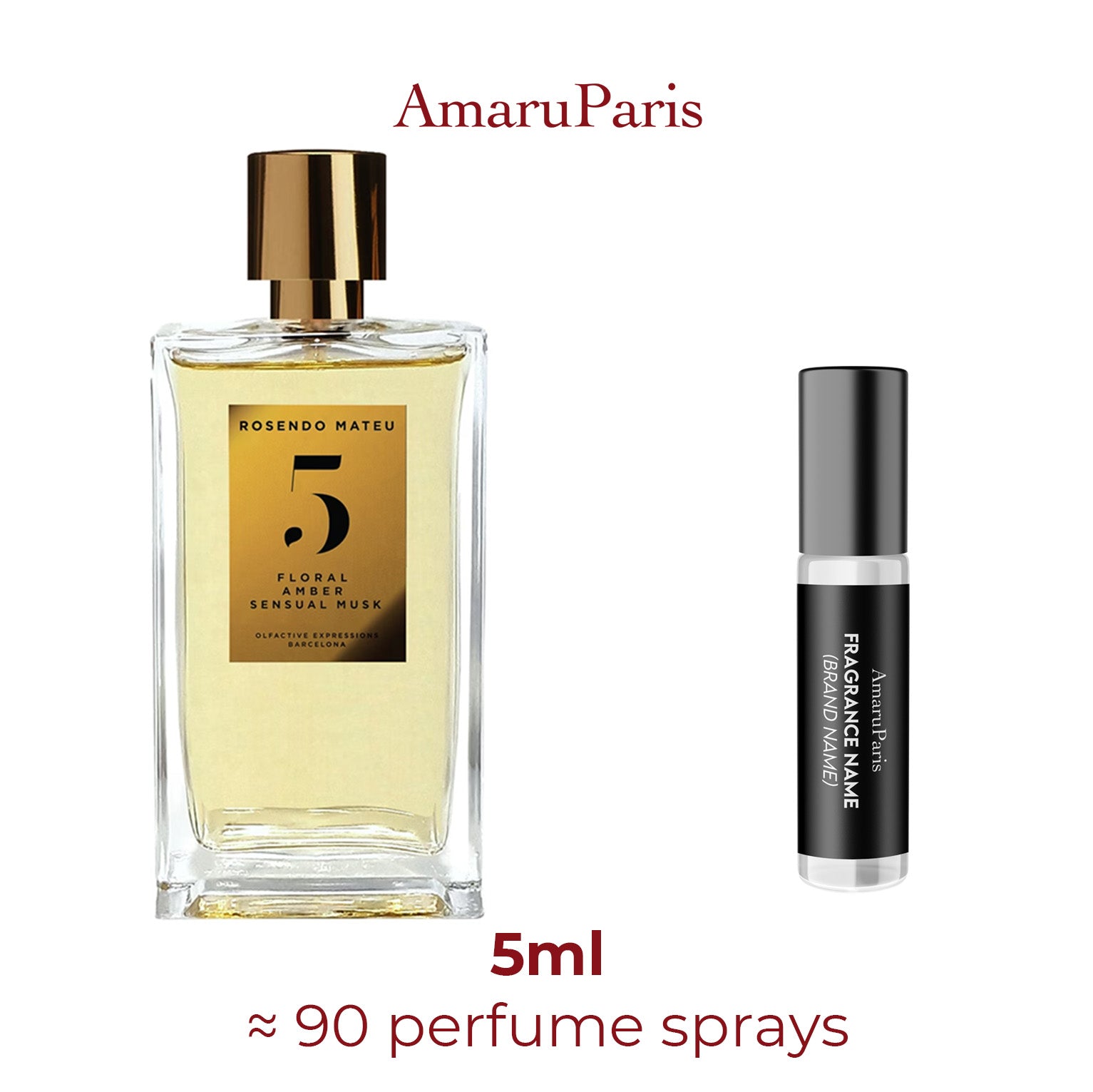 Parfum Rosendo Mateu Nº 5 Floral, Amber, Sensual Musk Rosendo Mateu Olfactive Expressions unisexe - ParfumAmaruParis