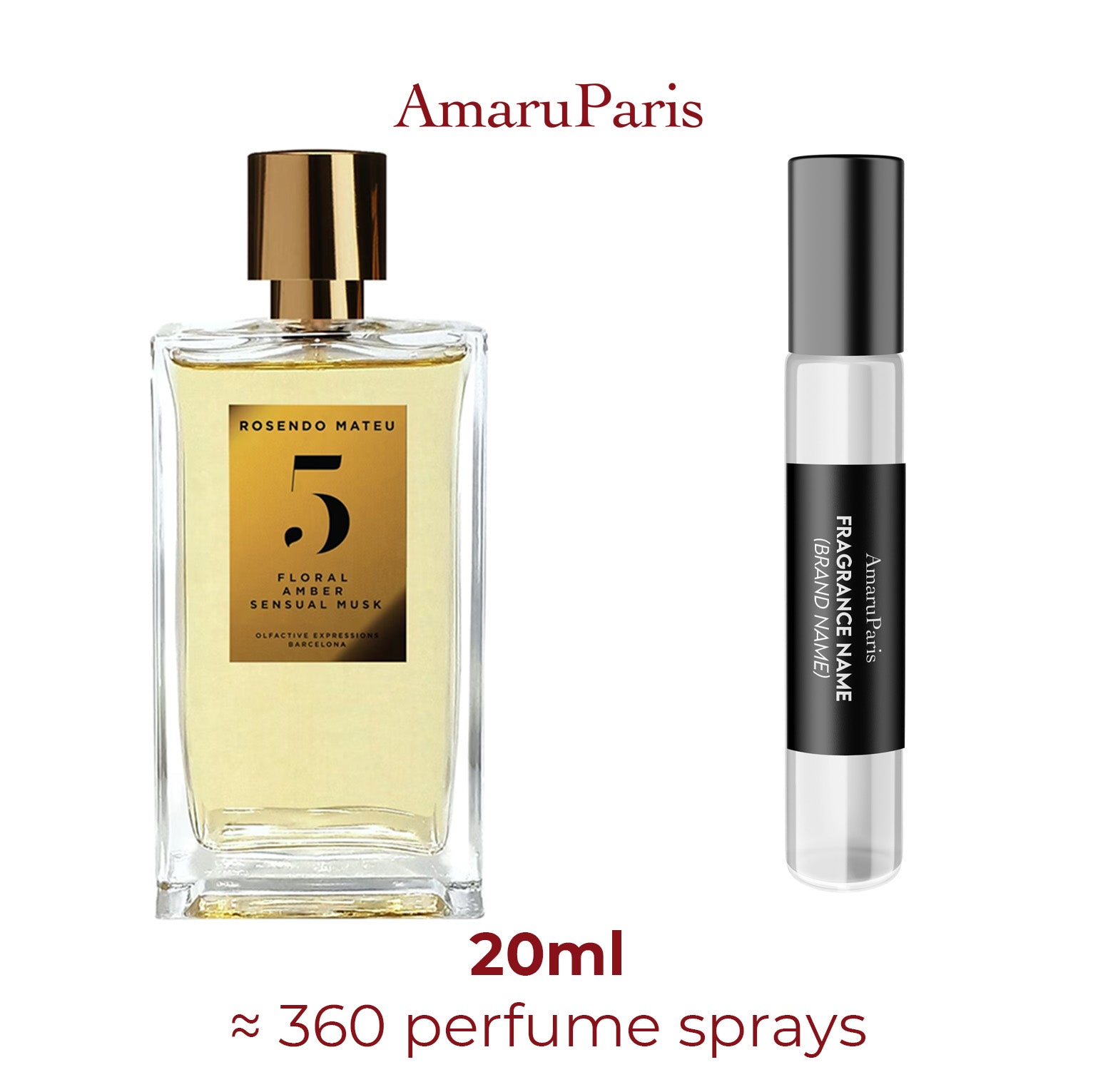 Parfum Rosendo Mateu Nº 5 Floral, Amber, Sensual Musk Rosendo Mateu Olfactive Expressions unisexe - ParfumAmaruParis