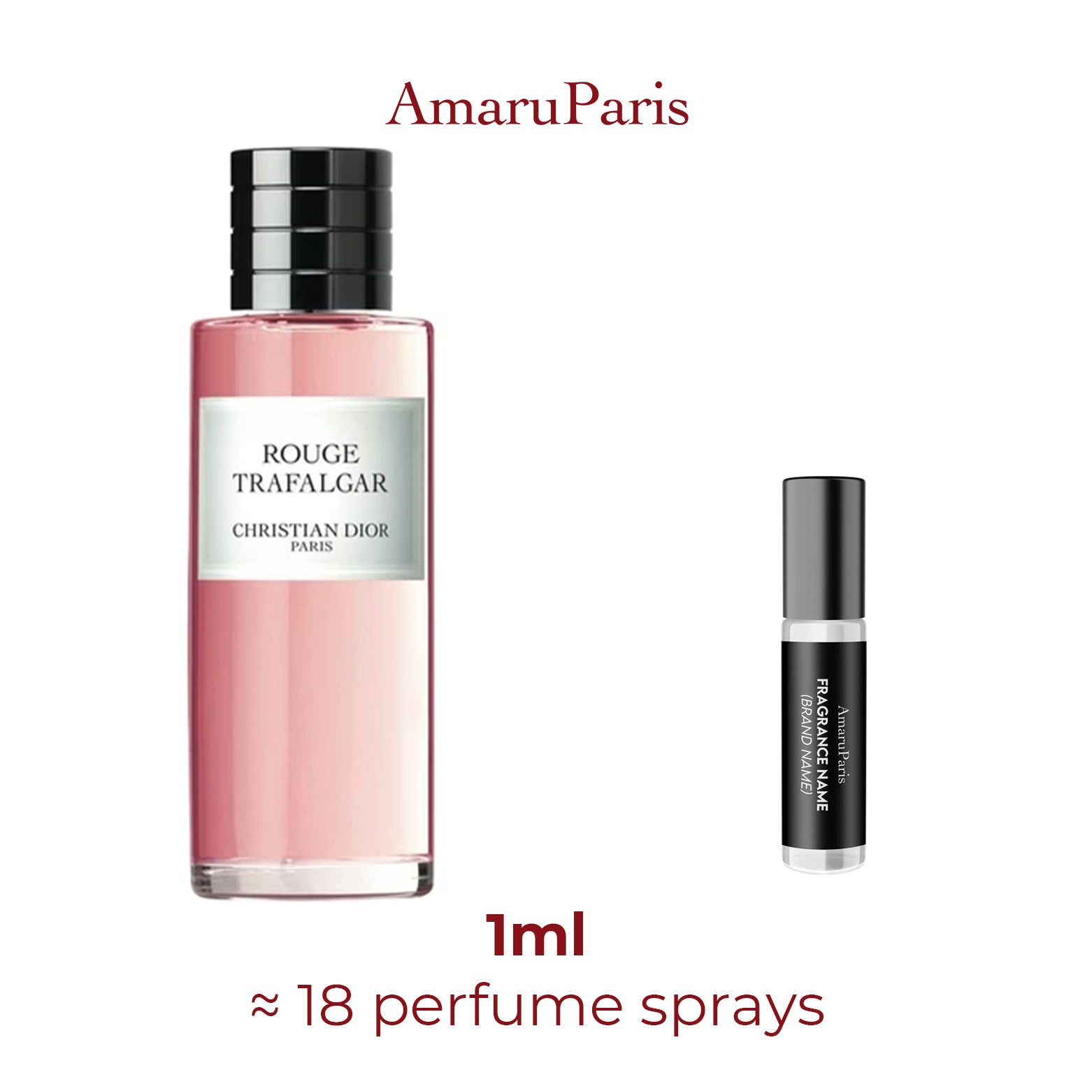 Rouge Trafalgar Dior - Amaru Paris Miniature Perfume