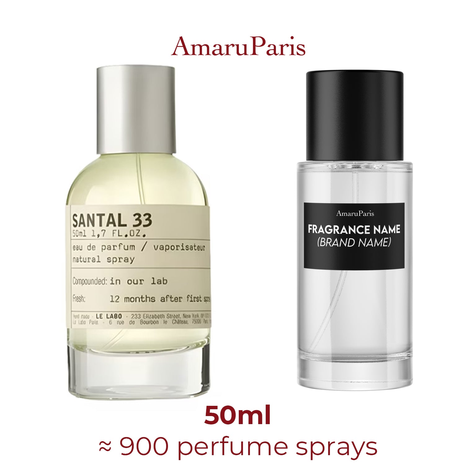 Parfum Santal 33 Le Labo unisexe - ParfumAmaruParis