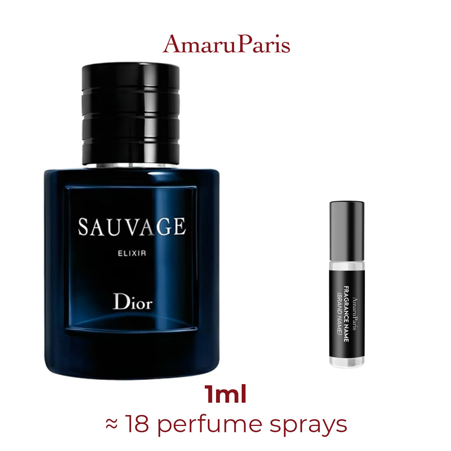Sauvage Elixir Dior – Miniaturparfüm Amaru Paris