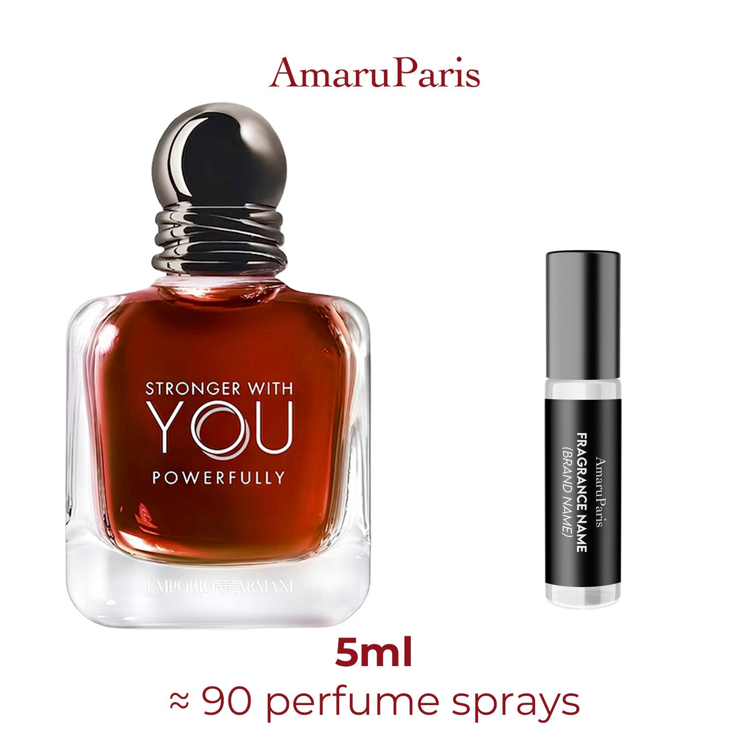 Parfum Stronger With You Powerfully Giorgio Armani pour homme - AmaruParis