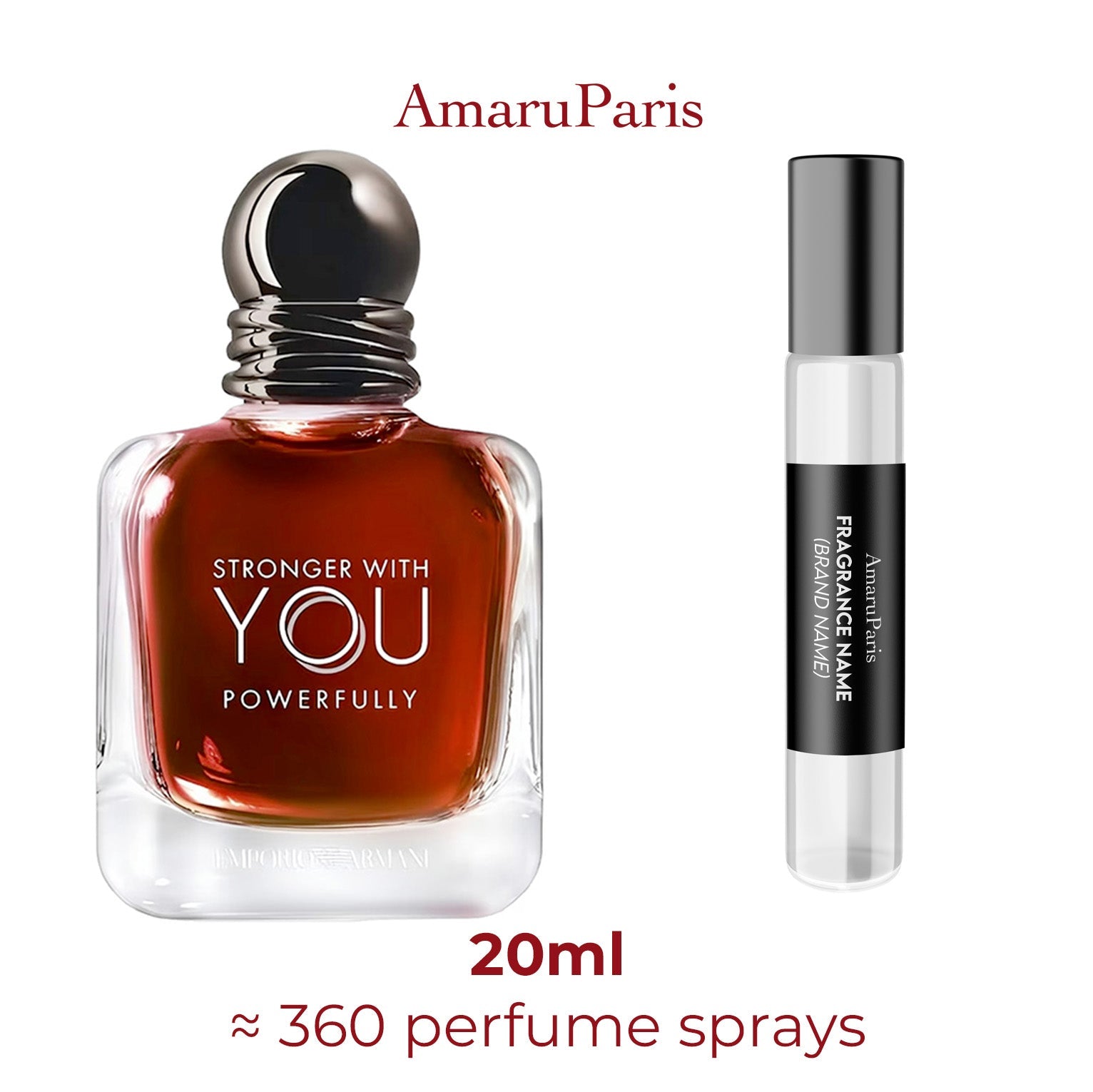 Parfum Stronger With You Powerfully Giorgio Armani pour homme - AmaruParis