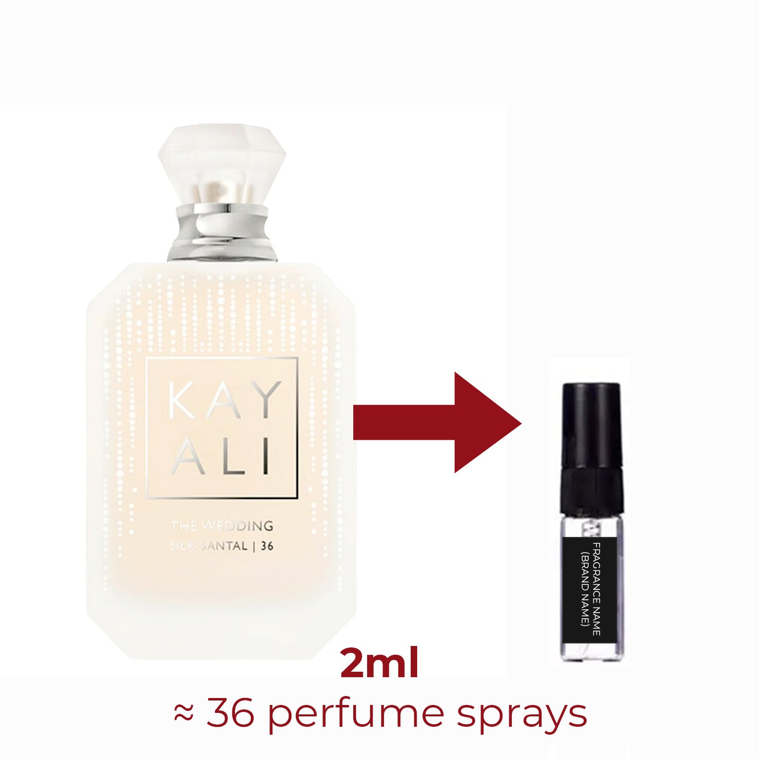Parfum The Wedding Silk Santal | 36 Kayali Fragrances pour femme - ParfumAmaruParis