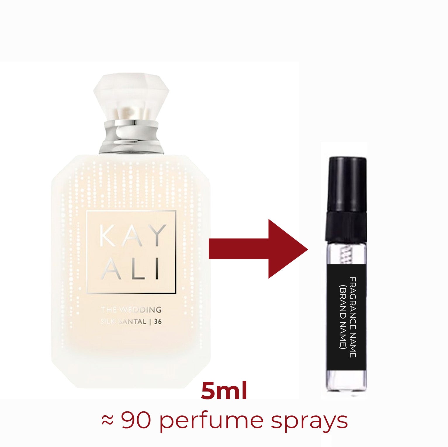 Parfum The Wedding Silk Santal | 36 Kayali Fragrances pour femme - ParfumAmaruParis