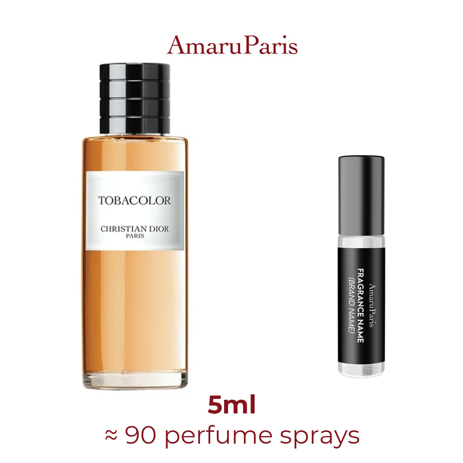 Tobacolor Dior - Miniature Perfume Amaru Paris