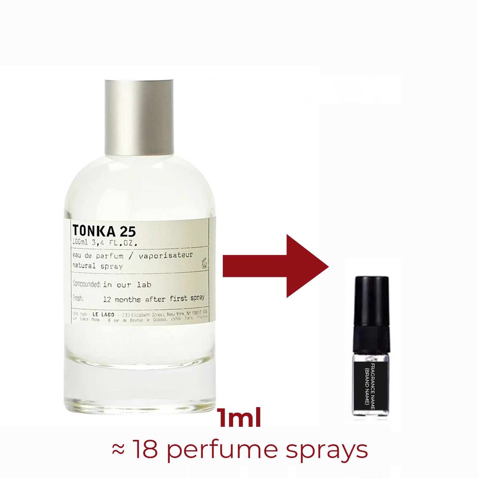 Parfum Tonka 25 Le Labo unisexe - ParfumAmaruParis