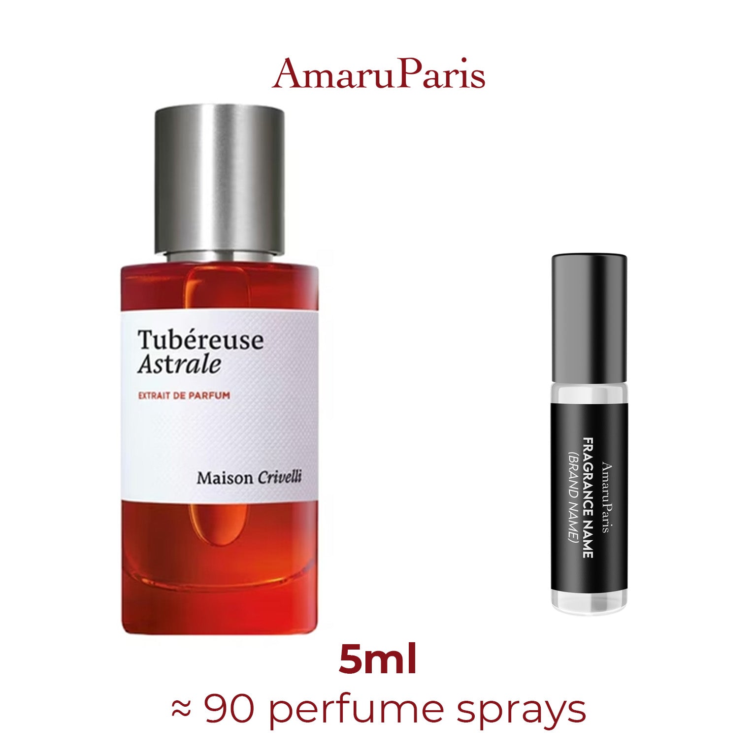 Tuberose Astrale Maison Crivelli - Miniature Perfume Amaru Paris