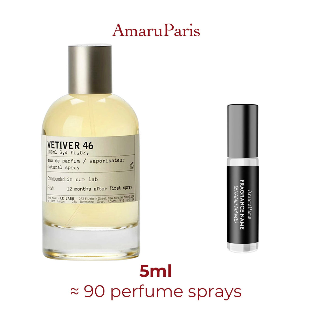 Parfum Vetiver 46 Le Labo unisexe - ParfumAmaruParis