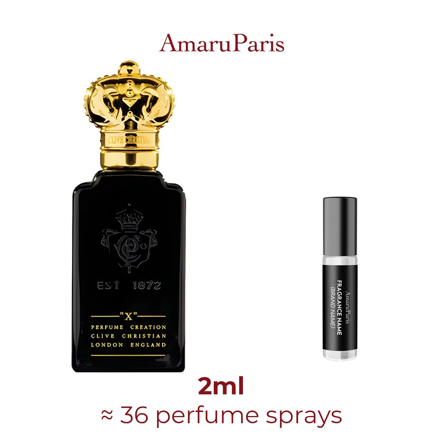 X For Men Clive Christian - Perfume en Miniatura Amaru Paris